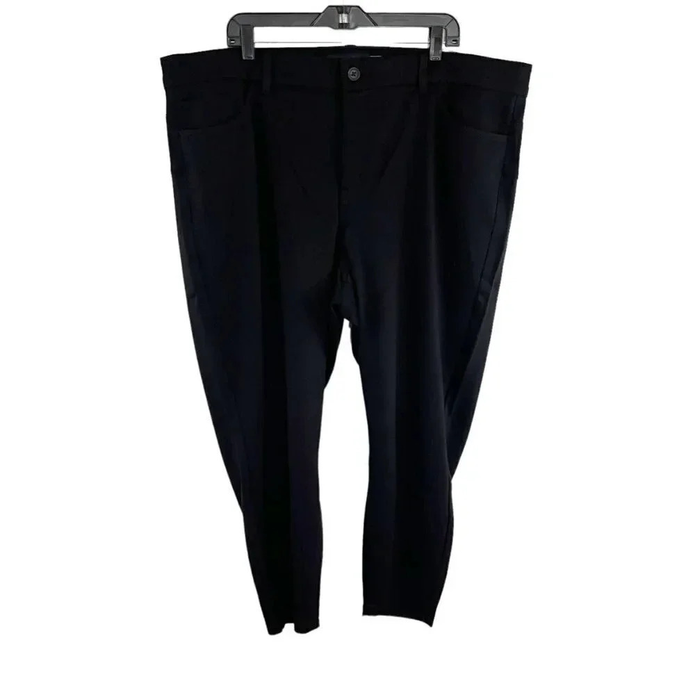 Torrid Black Bombshell Skinny Ponte Dress Pants Women's Plus Size 26 Tall NEW